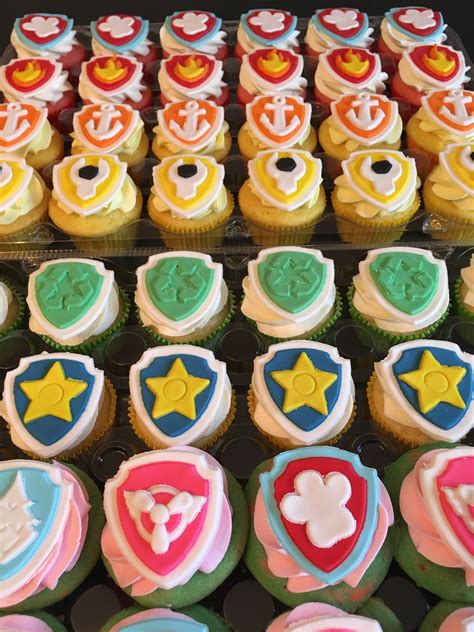 Paw Patrol Cupcakes Paw Patrol Cupcakes Little Cakes Desserts