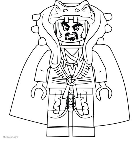 Coloriage Ninjago Tribu Serpent Danieguto