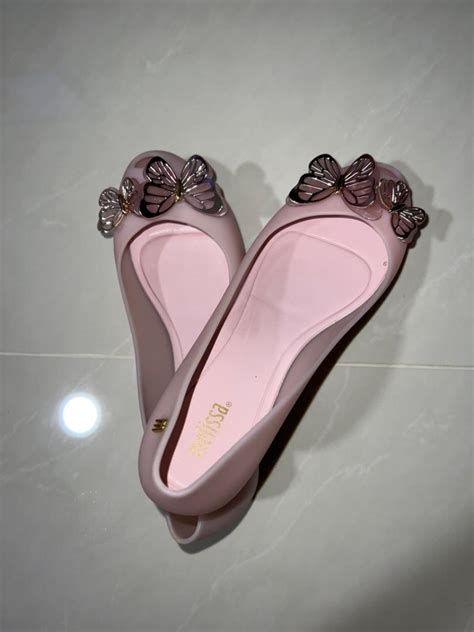 Melissa Butterfly Shoes Womens Fashion Footwear Flats On Carousell