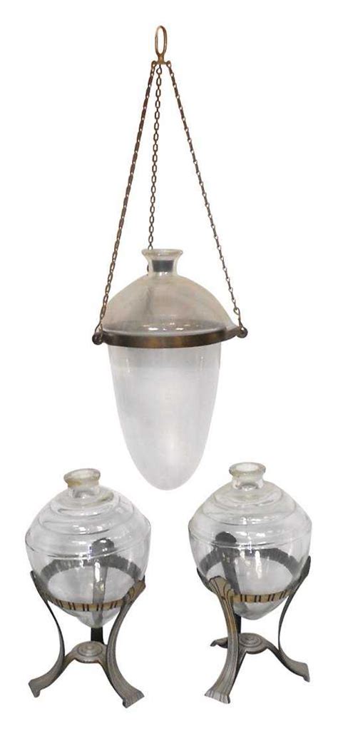 Apothecary Show Globes 3 Hanging Globe Wbrass