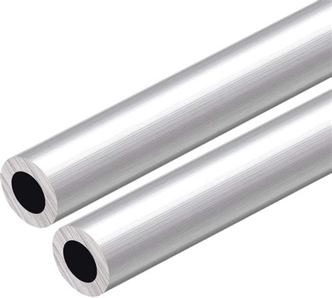 Sourcing Map Lot De 2 Tubes Ronds En Aluminium 6063 Longueur 300 Mm