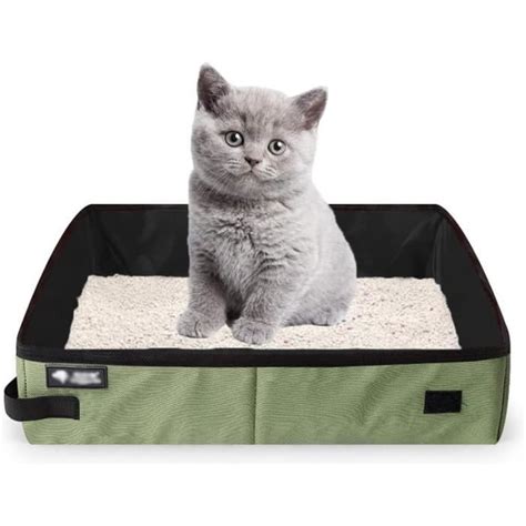 Litière pour Chat Pliable Portable Litière pour Chat Pliable Maison