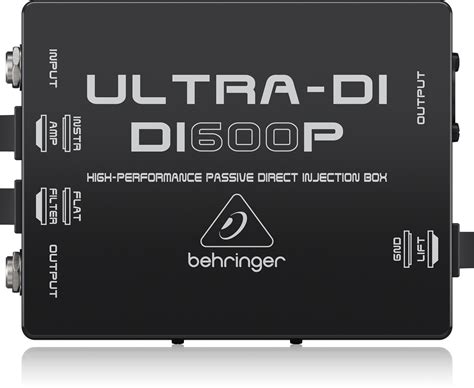 BEHRINGER ULTRA-DI DI600P High-Performance Passive DI-Box