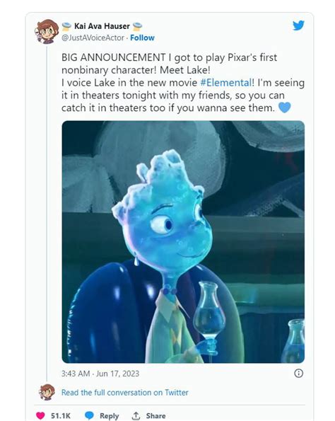 Pixars Elemental With Non Binary Character Flops At Box Office