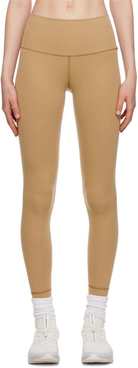 Tan Shala Yoga Leggings By District Vision On Sale