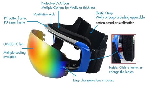 Lens Changeable Snow Goggles