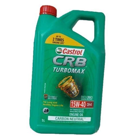 Heavy Vehicle Castrol Crb Turbomax Engine Oil Grade Ch 4 15w40