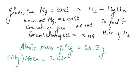 SOLVED A Calculate The Amount Of Synthesized H2 In Mol Start Ur