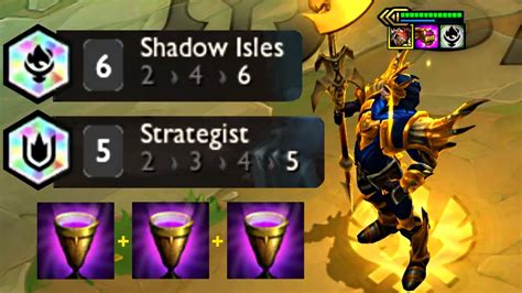 3 Star Jarvan IV 6 Shadow Isles 5 Strategist Set 9 TFT YouTube