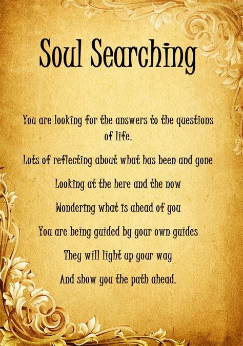 Quotes About Soul Searching Quotesgram