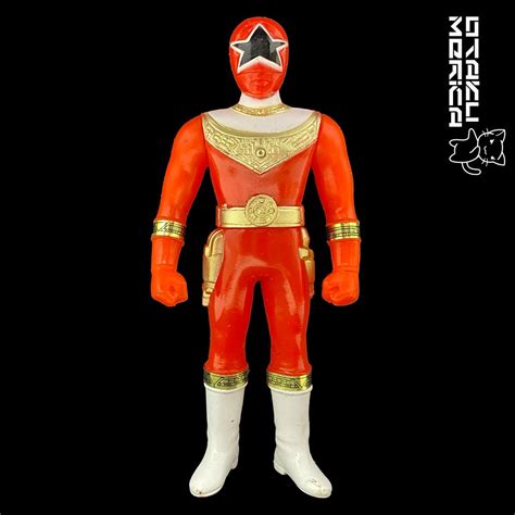 Bandai Chouriki Sentai Ohranger Red Ranger Sofubi Figure