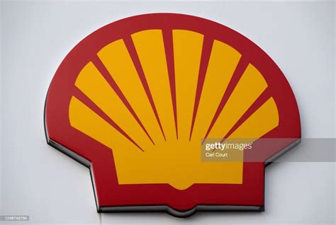 The Shell logo is displayed at a petrol station on February 2, 2023 ...