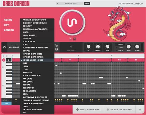 Unison Bass Dragon The New Ai Bassline Generator Vst Finally Revealed