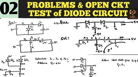 Pn Junction Diode Circuits Problems On Diode Circuit With Solution