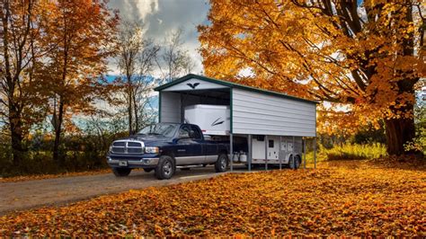 Vertical Roof Metal Carports X X Usa Steel Buildings Florida