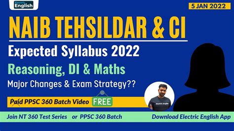 Cooperative Inspector Naib Tehsildar Syllabus 2022 Major Changes