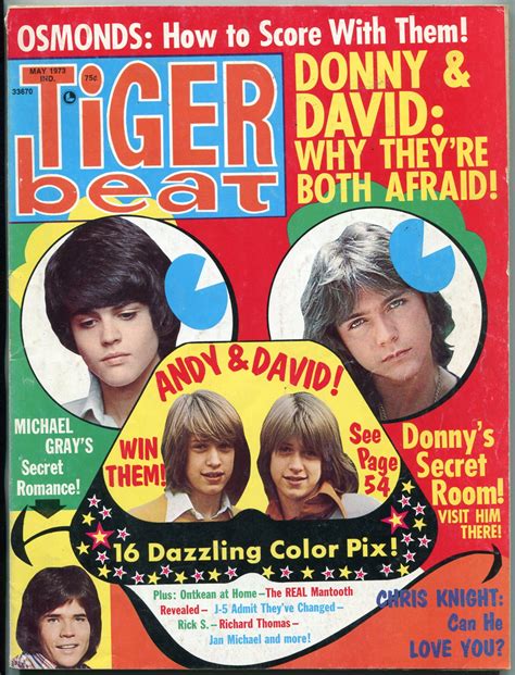 Tiger Beat Magazine May 1973 Donny Osmond Andy Williams David Cassidy 1973 Magazine