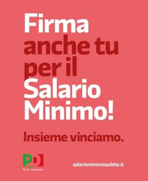 Pd Cremona Al Via La Campagna Di Raccolta Firme A Sostegno Del Salario