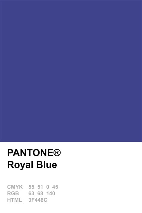 Pantone 2014 Royal Blue Pantone Colour Palettes Pantone Color