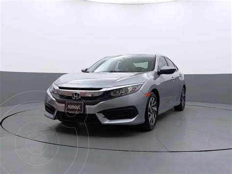 Honda Civic Ex Usado 2018 Color Plata Precio 286999