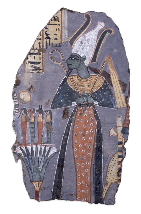 Tomb Painting of Osiris, Thebes (Illustration) - World History Encyclopedia