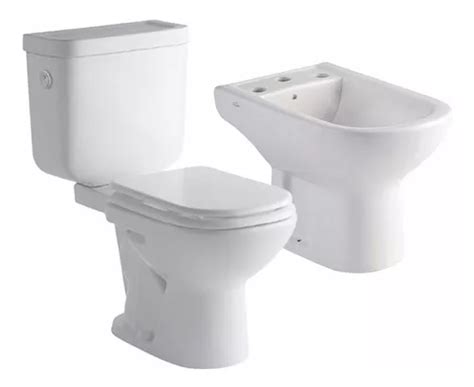 Combo Ferrum Bari Inodoro Largo Deposito Dual Bidet Cs