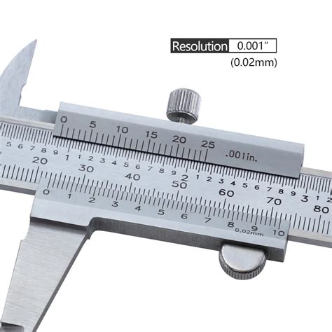 TRACAGE METROLOGIE 0 150mm Pied à coulisse en acier inoxydable