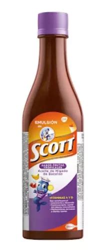 Aceite Higado Bacalao Emulsion De Scott Vitamina A D 360 Ml Cuotas