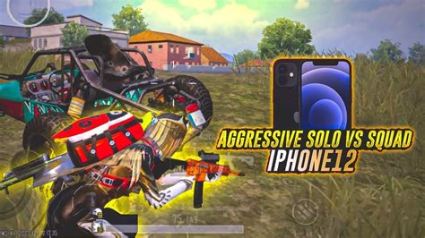 AGGRESSIVE 1v4 CLUTCHES IPHONE 12 SMOOTH EXTREME PUBG BGMI TEST