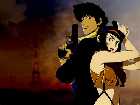 Cowboy Bebop Wallpaper Spike Et Faye In The Town Minitokyo