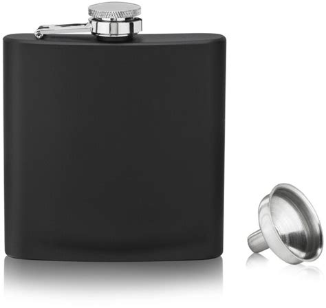 True Brands Flask Matte Black Flask 6 Oz Shopstyle Bar And Wine Tools