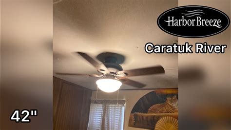 New 42” Harbor Breeze Caratuk River Ceiling Fan 22 Youtube