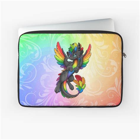 Zen Black Rainbow Dragon Sticker For Sale By Dragons And Beasties