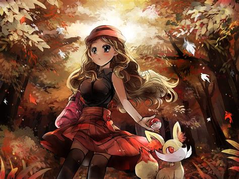 セレナ ポケモン と背景、かわいいポケモンの女の子 高画質の壁紙 Pxfuel