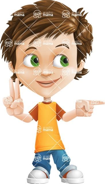 Cool Boy Cartoon Vector Character Aka Jamie Just Chill Point 2 Graphicmama