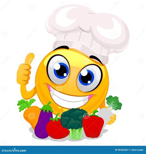 Chef Cook Emoji Emoticon Cartoon Vector CartoonDealer 57767313