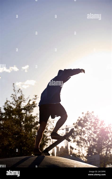 Skateboard Silhouette Sunset