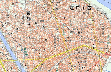 葛飾区史｜地図で見る葛飾