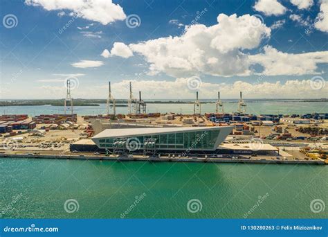 Royal Caribbean Terminal at Port Miami Stock Image - Image of ...