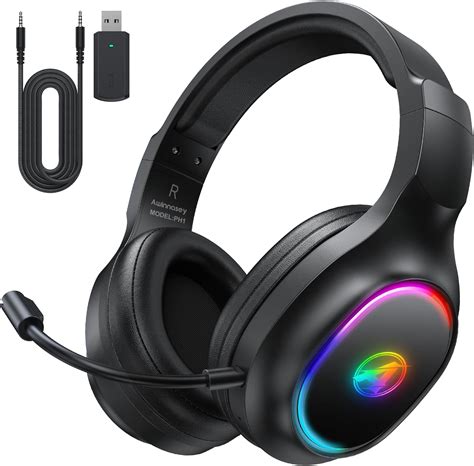 Gvyugke 2 4 GHz Wireless Gaming Headset für PC PS4 PS5 Mac Switch