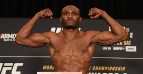 UFC 278 Weigh In Results Kamaru Usman Leon Edwards On The Mark MMA