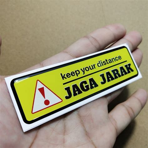 Jual Stiker Jaga Jarak Shopee Indonesia