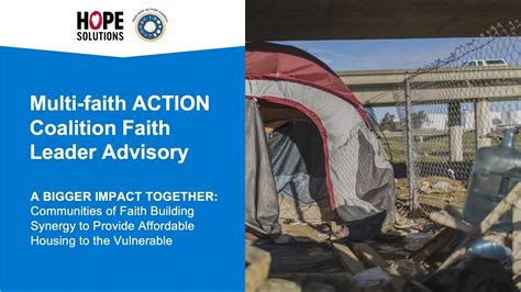 Part 1 Multi Faith Action Coalition Faith Leader Advisory Youtube