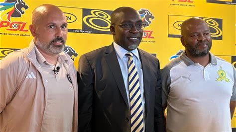 Manqoba Mngqithi And Sergio Almenara MTN 8 Final Press Conference