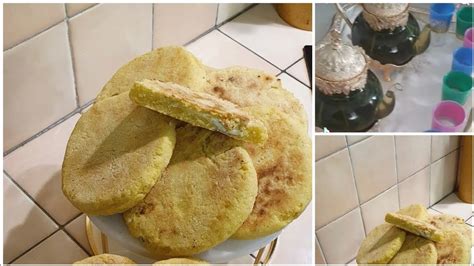 Recette De Harcha Galettes Marocaine La Semoule Fourr De Fromage Ail