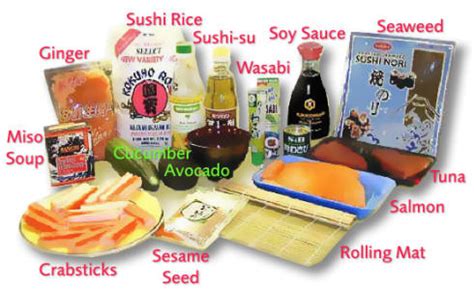 D I Y SUSHI: Japanese Sushi Ingredients