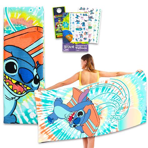 Buy Disney Stitch Beach Towel Set - Bundle with Lilo and Stitch ...