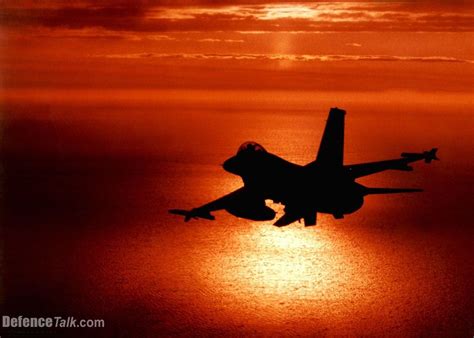 F-16 Sunset | Defence Forum & Military Photos - DefenceTalk