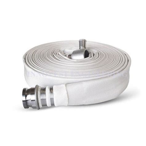 Canvas Fire Hose 100ft White Innovest Engineering Co