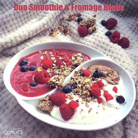 Duo Smoothie Fromage Blanc Food Breakfast Oatmeal